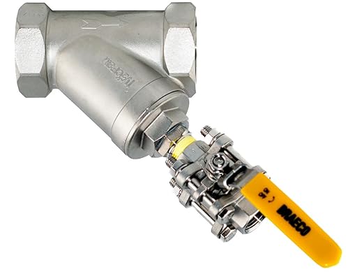 1 1/4" Y Strainer Stainless Steel 316 800 PSI WOG 20 Mesh