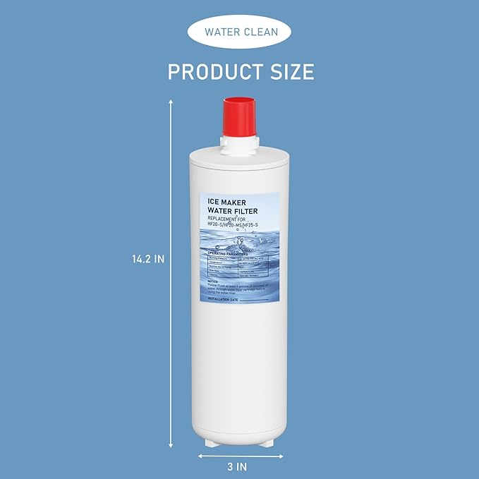 HF20-S HF20-MS HF25-S Water Filter Replacement Compatible with 3M High Flow Series Cartridge HF20-S, 5615103/HF20-MS, 5615109/HF25-S,5615203, Water Filtration System 2-Packs