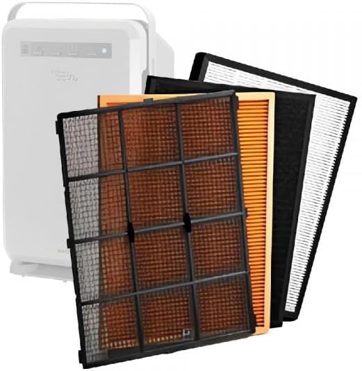 HEPA Air Purifier Filter Replacement Pack 1439 for Nikken Air Filter AirWellness Power5 Pro 1438 - Multistage HEPA and Activated Carbon Filtration System - Home Air Purifiers for Cleaner Indoor Space