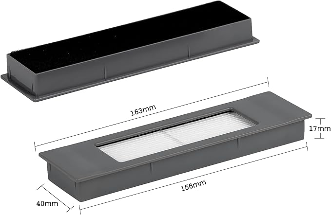 (12 Pieces) HEPA Filter for Robot Vacuum Ecovacs DEEBOT OZMO N10 N10 Plus 920 950 T8 AIVI Max T9 T5 N5 N7 N8+ N8 Pro Plus DX55 DX93 DJ65, Robot Vacuum Cleaner Filter Kit