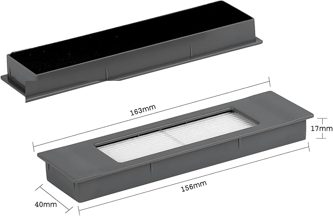 (8 Pieces) N10 HEPA Filter for Ecovacs DEEBOT OZMO N10 N10 Plus 920 950 T8 AIVI Max T9 T5 N5 N7 N8+ N8 Pro Plus DX55 DX93 DJ65 Robot Vacuum, Filters Accessories, Canister Filters