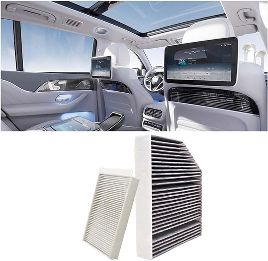 HEPA Cabin Air Filter for Mercedes Benz GLE 350 450 580 53 AMG, GLE 63 AMG S, GLS 450 580, GLS 63 AMG 2020-2025, Replaces 1678350200, 1678350400, CU19014, WP10707, WP10544