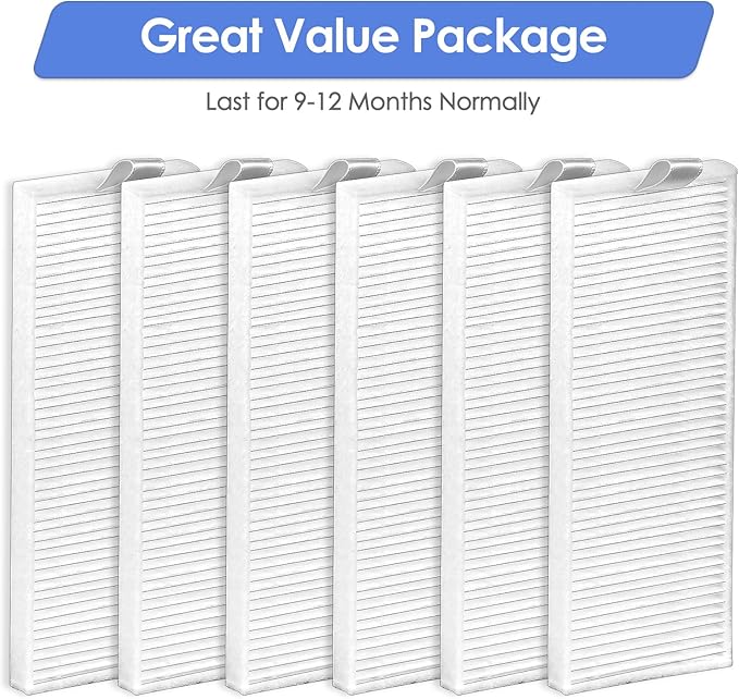 (6 Pieces) HEPA Filter Compatible with Lefant M210B M213S M210S M210 M213, OKP Life K2 K3 K3A K4 K5, Replacement Parts 6 Filters