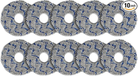 (10 Pack) T30S Mop Pads for ECOVACS DEEBOT T30S/ T30S Combo/ T30 Omni/ X5 Pro Omni/ N30 Omni/ T30S AI/ T50 Pro Omni/ T50 Pro Max/ X2 Omni/ X1 PRO Omni/ T10 Omni/ T10 Turbo/Yeedi M12 Pro+ Mop Pad
