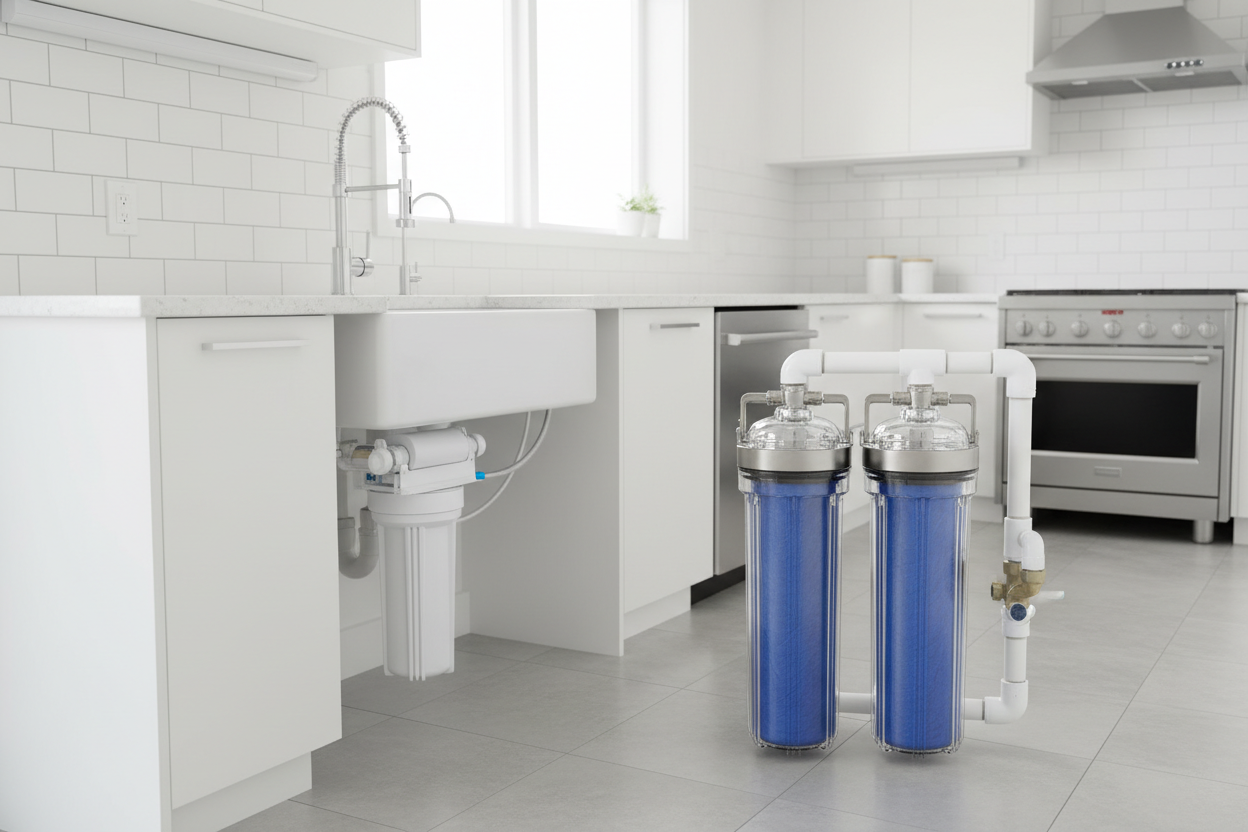 Household Water Filters: Easy-to-install systems for kitchen and whole-house use (make it real photo)