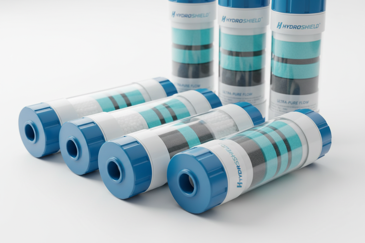 Replacement Cartridges: Durable and reliable filters to keep your system performing at its best. (make it real photo)